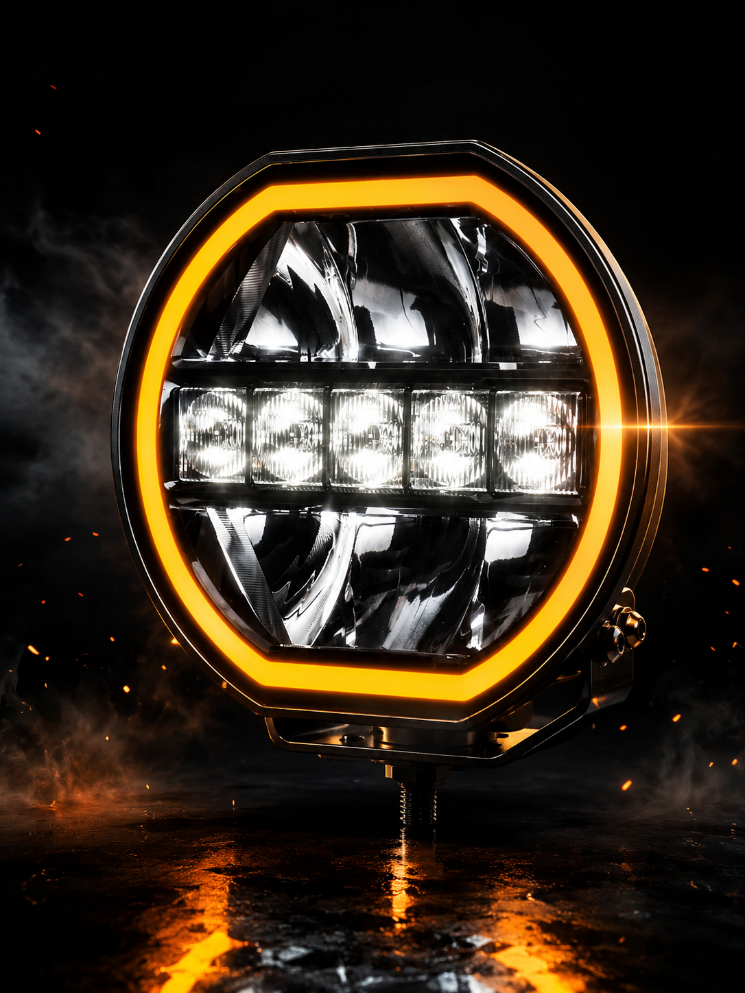 Phare LED Ovale Longue Portée 12 LEDs - Signature X