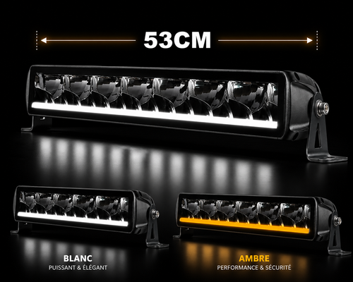 Barre LED Dual Horizon ,78 watts, 11 000 lumens