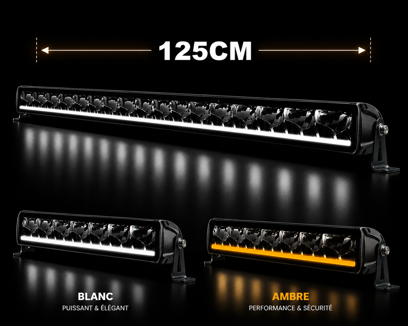 Barre LED Dual Horizon ,78 watts, 11 000 lumens