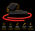 Porte-Fusible Maxi Étanche avec Câble Rouge — Haute Intensité 12V/24V