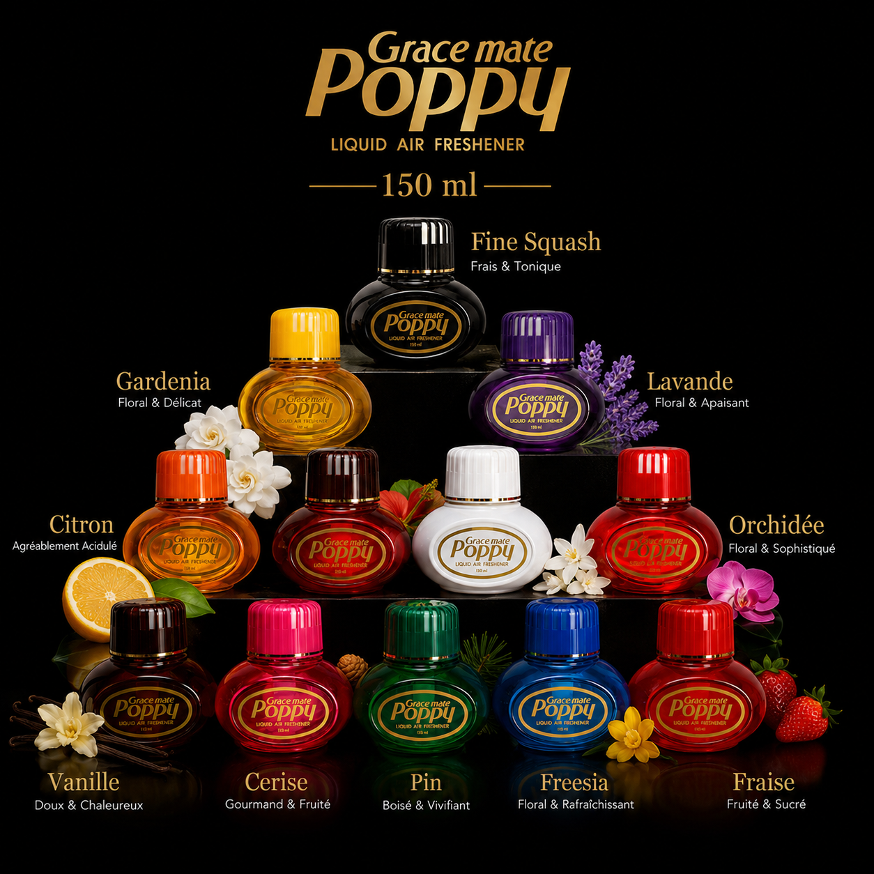 Grace Mate Poppy Liquid Air Freshener DX-10